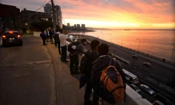 Un séisme de 6,9 a secoué le centre du Chili: photo prise le 24 avril 2017 à Vina del Mar 