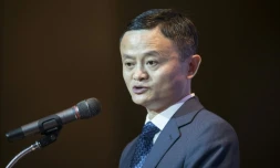 Jack Ma, co-fondateur du géant chinois Alibaba, le 19 avril 2018 à Bangkok