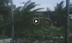 Capture d'écran obtenue le 1er septembre 2019 auprÚs de Rich Roberts montre Man-O-War Cay, sur les ßles Abacos aux Bahamas