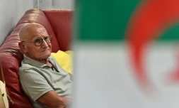 Rabah Sahili, qui a vécu les violences du 17 octobre 1961 à Paris, est interviewé à Alger le 16 octobre 2021