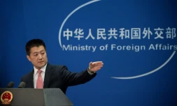 Le porte-parole du ministère des Affaires étrangères Lu Kang le 13 juillet 2016 à Pékin