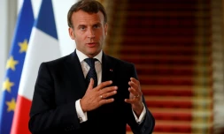 Emmanuel Macron à l'Elysée le 4 mai 2020