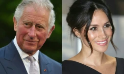 Le Prince Charles et sa future belle-fille, Meghan Markle, sur un montage réalisé le 18 mai 2018