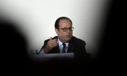 Le président français François Hollande, le 27 mars 2017 à Singapour