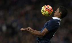 Raphaël Varane, le 13 novembre 2015 au Stade de France lors du match amical face à l'Allemagne