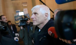 Serge Biechlin, 72 ans, l'ancien directeur de l'usine AZF devant la cour d'appel à Paris, le 24 janvier 2017