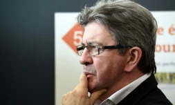 Jean-Luc Mélenchon, le 11 avril 2017 à Villeneuve-d'Ascq