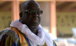 Papa Massata Diack, le fils de l'ancien patron de l'athlétisme mondial, le 6 mars 2017 à Dakar