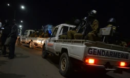 Des gendarmes burkinabé à Ouagadougou le 13 août 2017