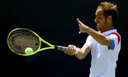 Richard Gasquet face au Britannique Kyle Edmund à l'US Open, le 29 août 2016 à New York