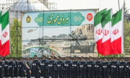 Défilé militaire pour la Journée de l'armée, le 17 avril 2024 à Téhéran, en Iran