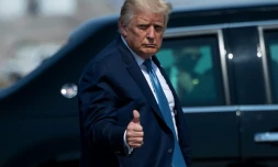 Donald Trump a multiplié les déplacements pendant les quatre jours de la convention d'investiture démocrate