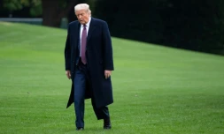 Le président américain Donald Trump à Washington, le 1er octobre 2020