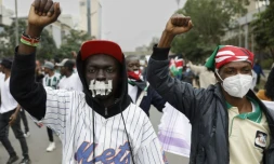 Une marche en hommage aux victimes des manifestations antigouvernementales, le 30 juin 2024 à Nairobi, au Kenya