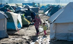 Des réfugiés le 30 avril 2016 à Idomeni