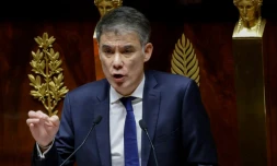 Le Premier secrétaire du PS Olivier Faure à l'Assemblée nationale, le 6 février 2023
