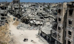 Pas de rĂ©pit Ă Gaza oĂč la guerre est entrĂ©e dans son 200e jour