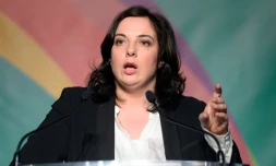 La secrétaire nationale d'Europe Ecologie-Les Verts (EELV) Emmanuelle Cosse, le 3 décembre à Paris