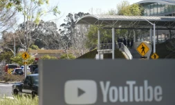 Le siège de YouTube à San Bruno, en Californie, après la fusillade du 3 avril 2018 