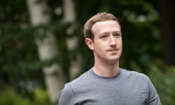 Le patron de Facebook Mark Zuckerberg, le 14 juillet 2017 à Sun Valley (Idaho) aux États-Unis