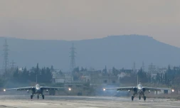 Deux bombardiers Sukhoi Su-24 prÚs de Latakia le 16 décembre 2015