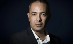 L'écrivain et journaliste algérien Kamel Daoud à Paris le 14 avril 2016