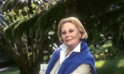 La comédienne française Michèle Morgan, le 6 mai 1983 au Festival de Cannes