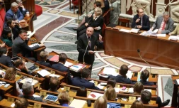 Le ministre de l'Intérieur Gérard Collomb à l'Assemblée nationale, le 26 septembre 2017 à Paris