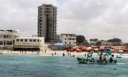 La plage du Lido à Mogadiscio le 18 août 2019