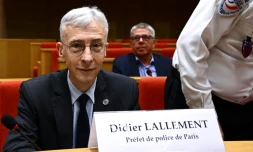 Le préfet Didier Lallement lors de l'audition devant le Sénat, Paris le 9 juin 2022