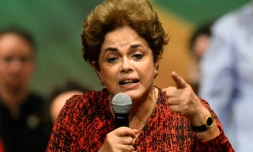 La présidente du Brésil Dilma Rousseff, le 24 août 2016 à Brasilia