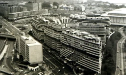 Le complexe du Watergate à Washington, montré dans les pièces à conviction de 1972 