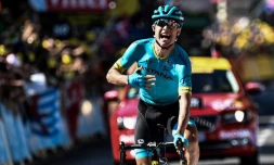 Le Danois Magnus Cort Nielsen remporte la 15e étape du Tour de France, le 22 juillet 2018 à Carcassonne  
