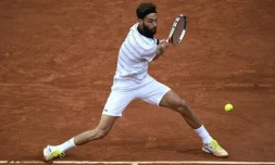Benoit Paire face au Moldave Radu Albot Ă  Roland-Garros, le 22 mai 2016