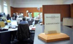 Les bureaux de la succursale de la Banque de France chargée du surendettement le 29 septembre 2008 à Saint-Denis