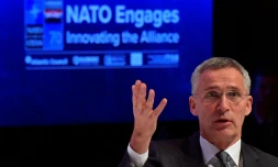 Le secrétaire général de l'Otan Jens Stoltenberg le 3 décembre 2019 à Londres