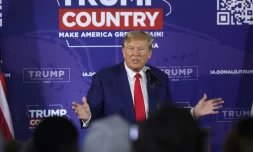 Donald Trump, dans l'Iowa, le 2 décembre 2023