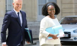 François de Rugy et Sibeth NDiaye le 10 juillet 2019 à l'Elysée