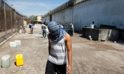 Des prisonniers dans la prison de Reynosa, dans l'Etat de Tamaulipas, au Mexique, le 24 mai 2017