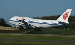 Un Boeing d'Air China à Washington le 22 septembre 2015