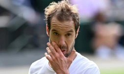 Le joueur de tennis français Richard Gasquet, le 1er juillet 2021 à Wimbledon