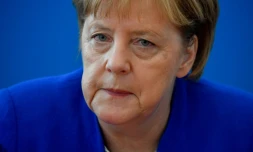 La chancelière allemande Angela Merkel le 2 juin 2018 à Berlin