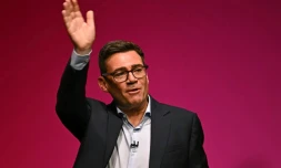 Le Premier ministre britannique Andy Burnham à Liverpool en Angleterre le 29 septembre 2026