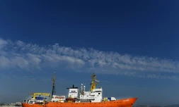 Le navire humanitaire Aquarius le 1er août 2018 à Marseille