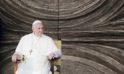 Le pape François à Loppiano en Italie, le 10 mai 2018