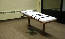 Une chambre d'exécution de la prison de Lucsville dans l'Ohio, le 30 novembre 2009