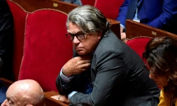Le député du Front national Gilbert Collard à Verseilles, le 3 juillet 2017