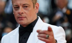 Le chanteur et acteur français Benjamin au 75e festival de Cannes, le 17 mai 2022