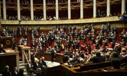 Vue générale de l'Assemblée Nationale à Paris le 7 décembre 2016