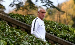 Le sélectionneur des Bleus Didier Deschamps au centre d'entraßnement national de Clairefontaine-en-Yvelines, le 11 novembre 2019